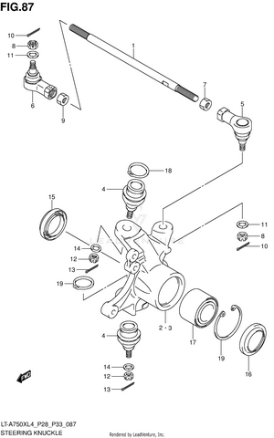 Steering Knuckle Schematic