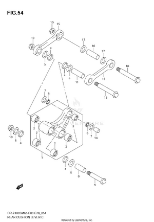 Rear Cushion Lever Schematic