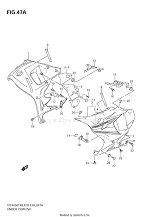 Under Cowling (model K9) Schematic