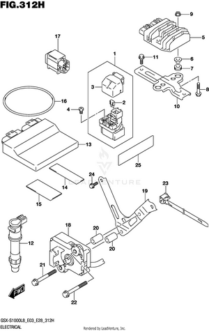 Electrical (gsx-s1000azl8 E33) Schematic