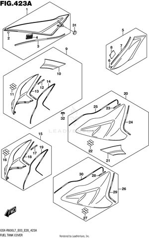 Fuel Tank Cover Schematic