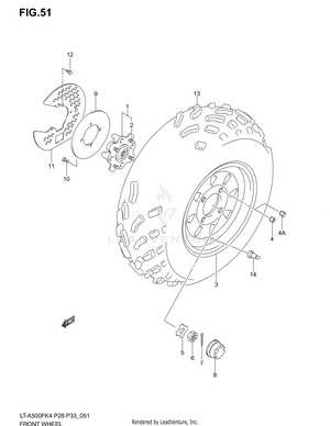 Front Wheel Schematic