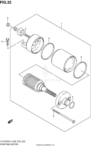 Starting Motor Schematic