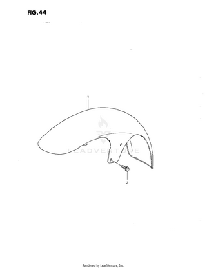 Front Fender Schematic