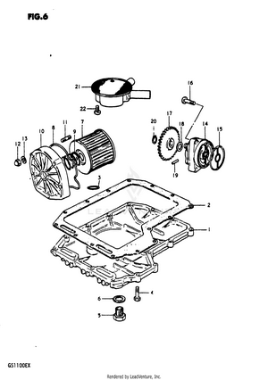 Oil Pump - Oil Filter Schematic