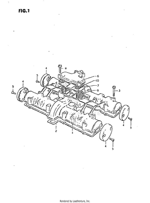 Cylinder Head Cover Schematic
