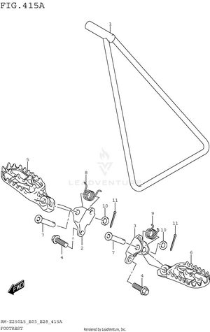 Footrest Schematic