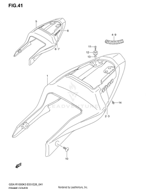 Frame Cover (model K3) Schematic
