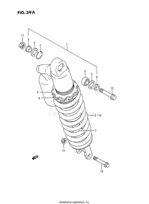 Shock Absorber (model M/n) Schematic