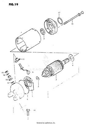 Starting Motor Schematic