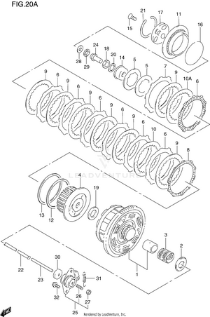 Clutch (model X/y) Schematic
