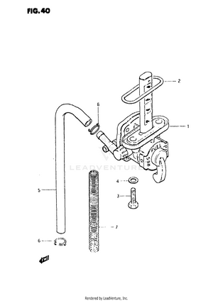 Fuel Cock (model X) Schematic
