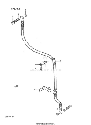 Front Brake Hose Schematic