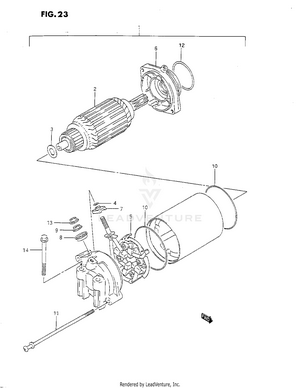 Starting Motor Schematic