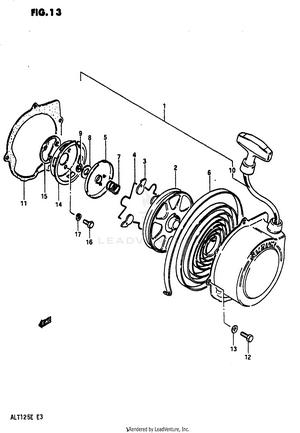 Recoil Starter (model D) Schematic