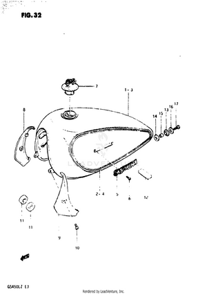Fuel Tank (model T) Schematic
