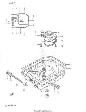 Oil Pan Schematic