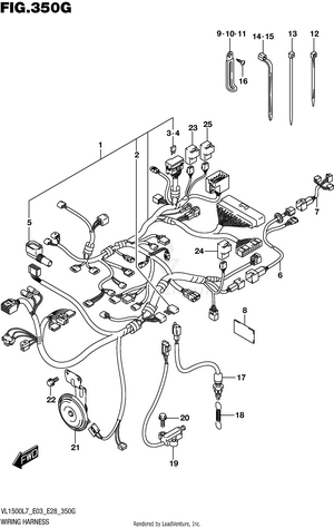 Wiring Harness (vl1500tl7 E33) Schematic