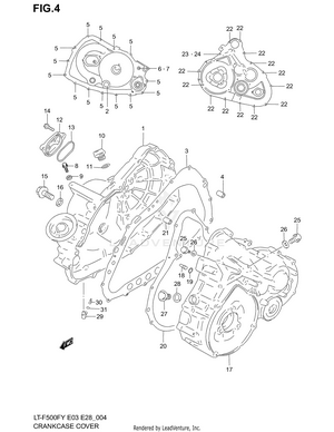Crankcase Cover Schematic