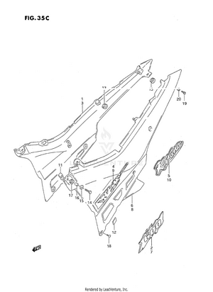 Frame Cover (model R/s) Schematic