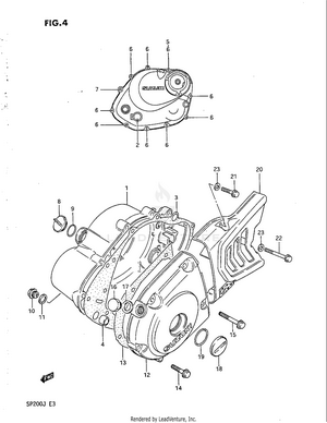Crankcase Cover Schematic