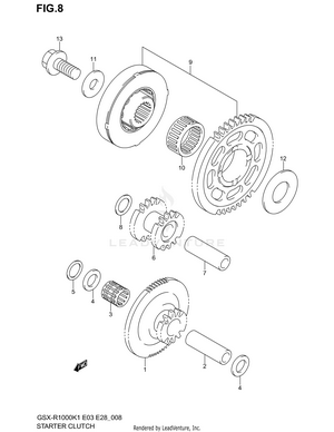 Starter Clutch Schematic
