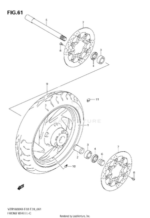 Front Wheel Schematic