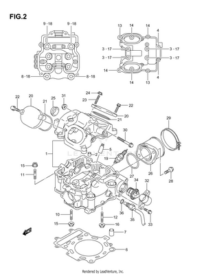 Cylinder Head Schematic