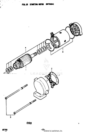 Starting Motor (mutsuba) Schematic