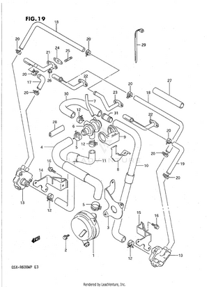 Second Air (california Only) Schematic