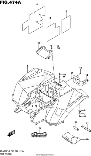 Rear Fender Schematic