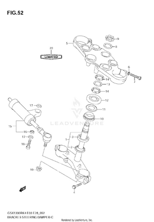 Bracket - Steering Damper Schematic