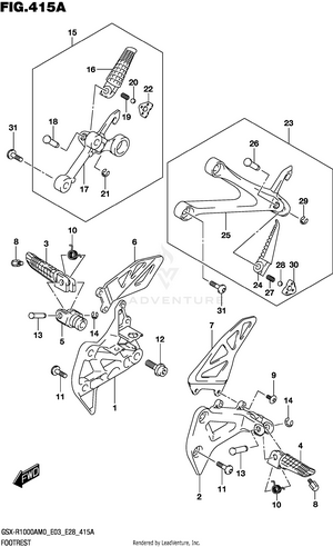 Footrest Schematic