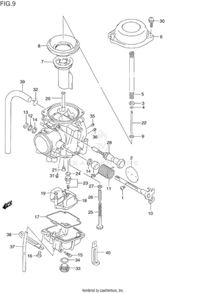 Carburetor (model L/m) Schematic