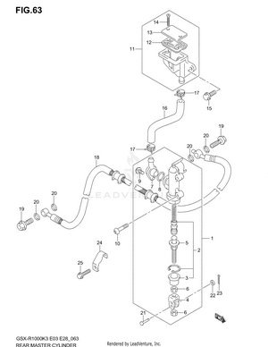 Rear Master Cylinder Schematic