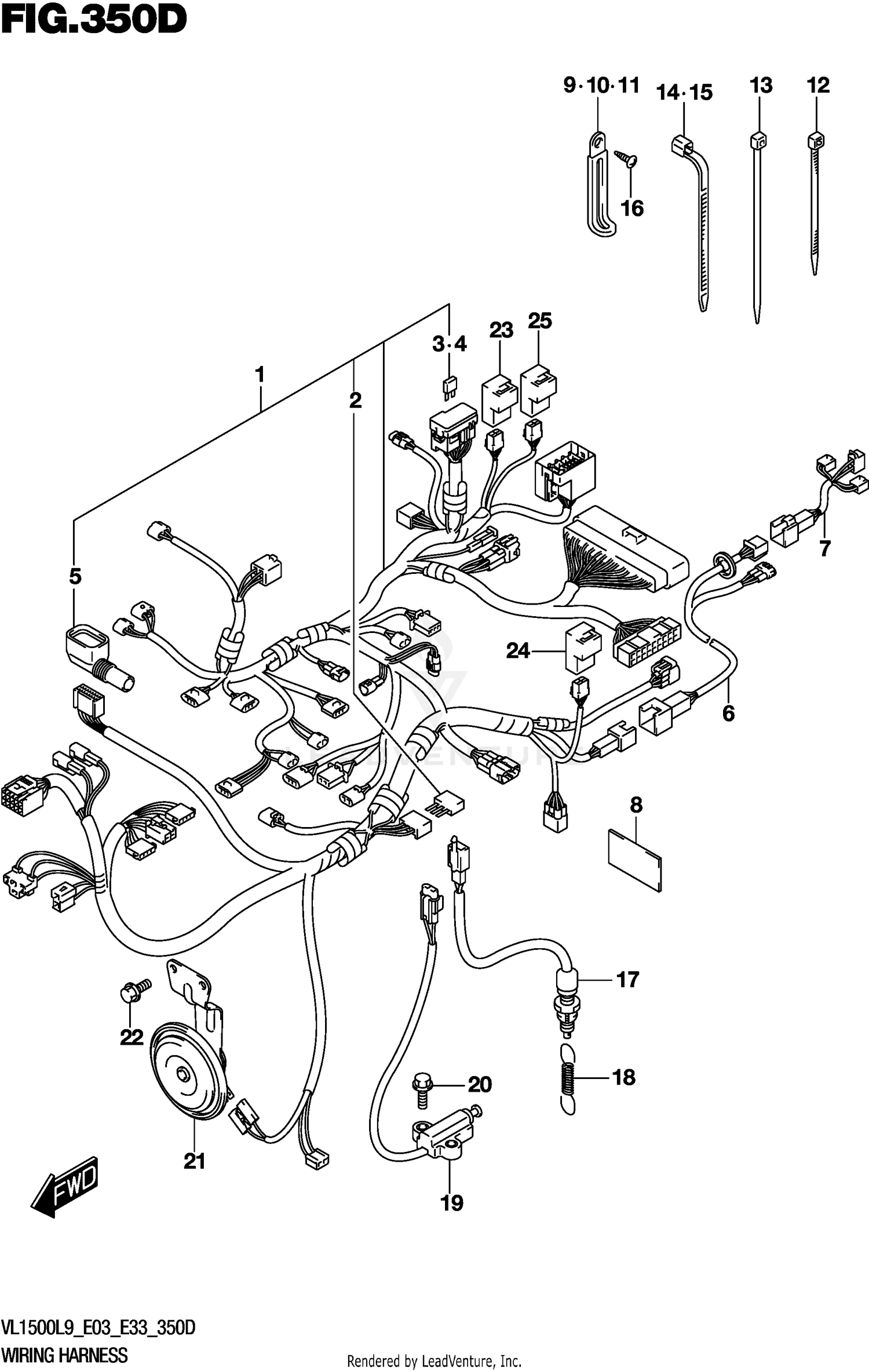 WIRING HARNESS (VL1500TL9 E33)