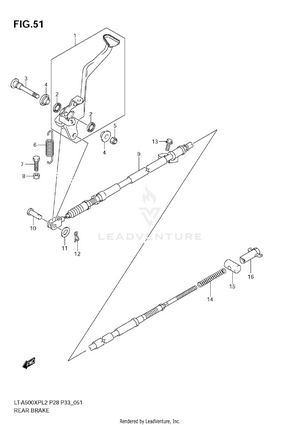Rear Brake Schematic