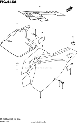 Frame Cover (dr-z400sml6 E03) Schematic