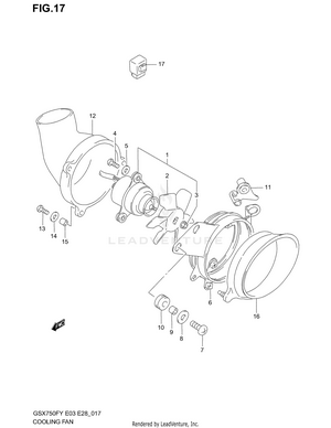 Cooling Fan (e33) Schematic