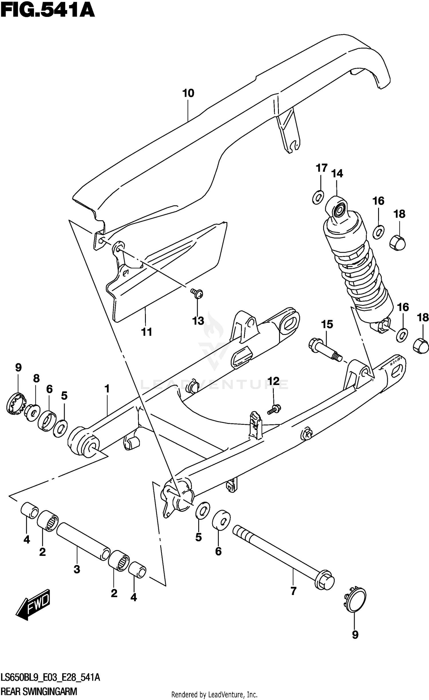 REAR SWINGINGARM
