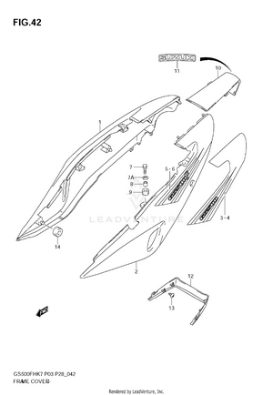 Frame Cover (model K7) Schematic