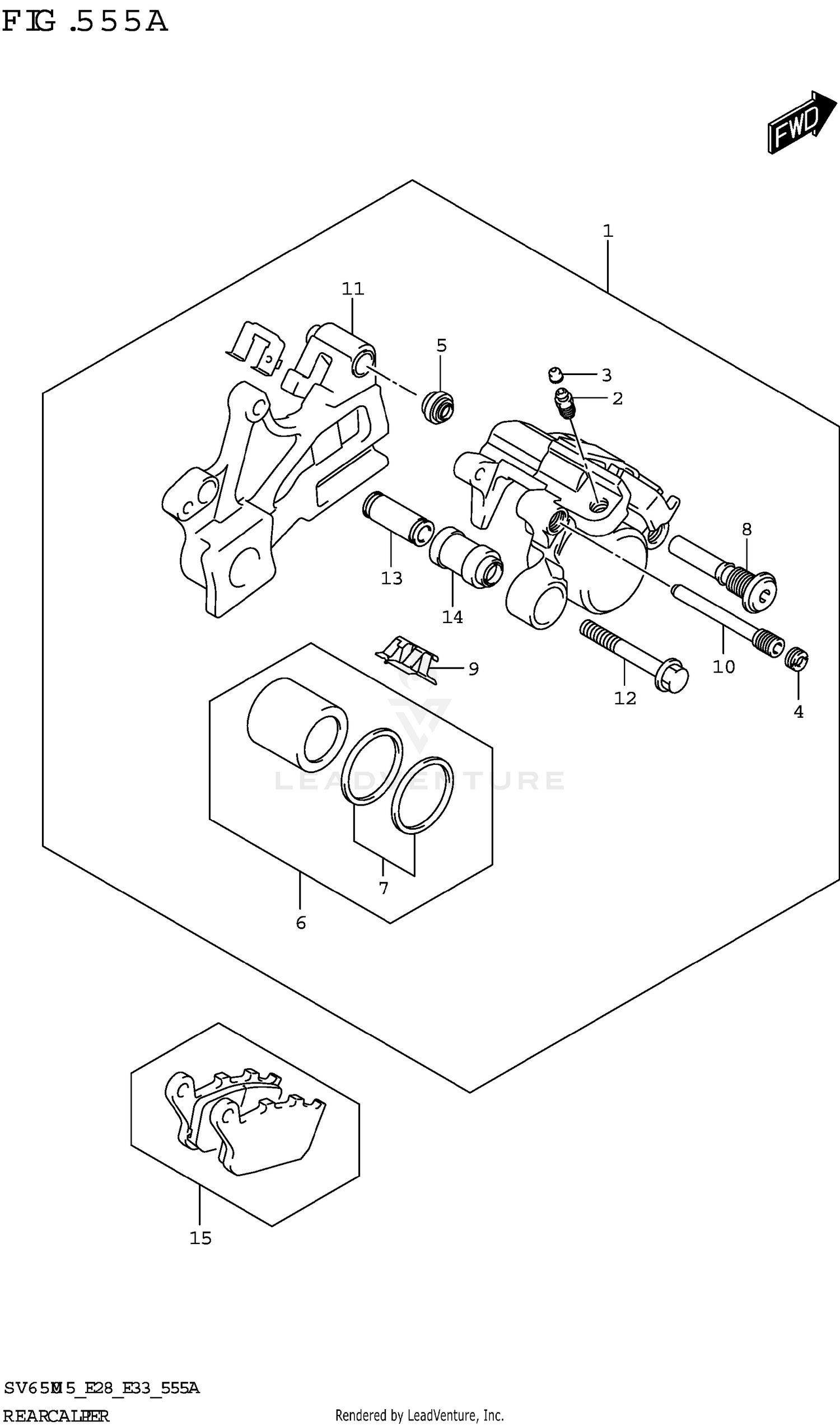 REAR CALIPER
