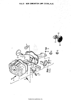 Rear Combination Lamp (tc185l Schematic