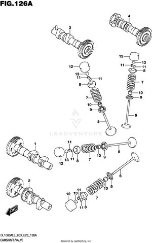Camshaft/valve Schematic