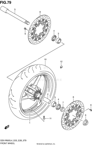 Front Wheel Schematic