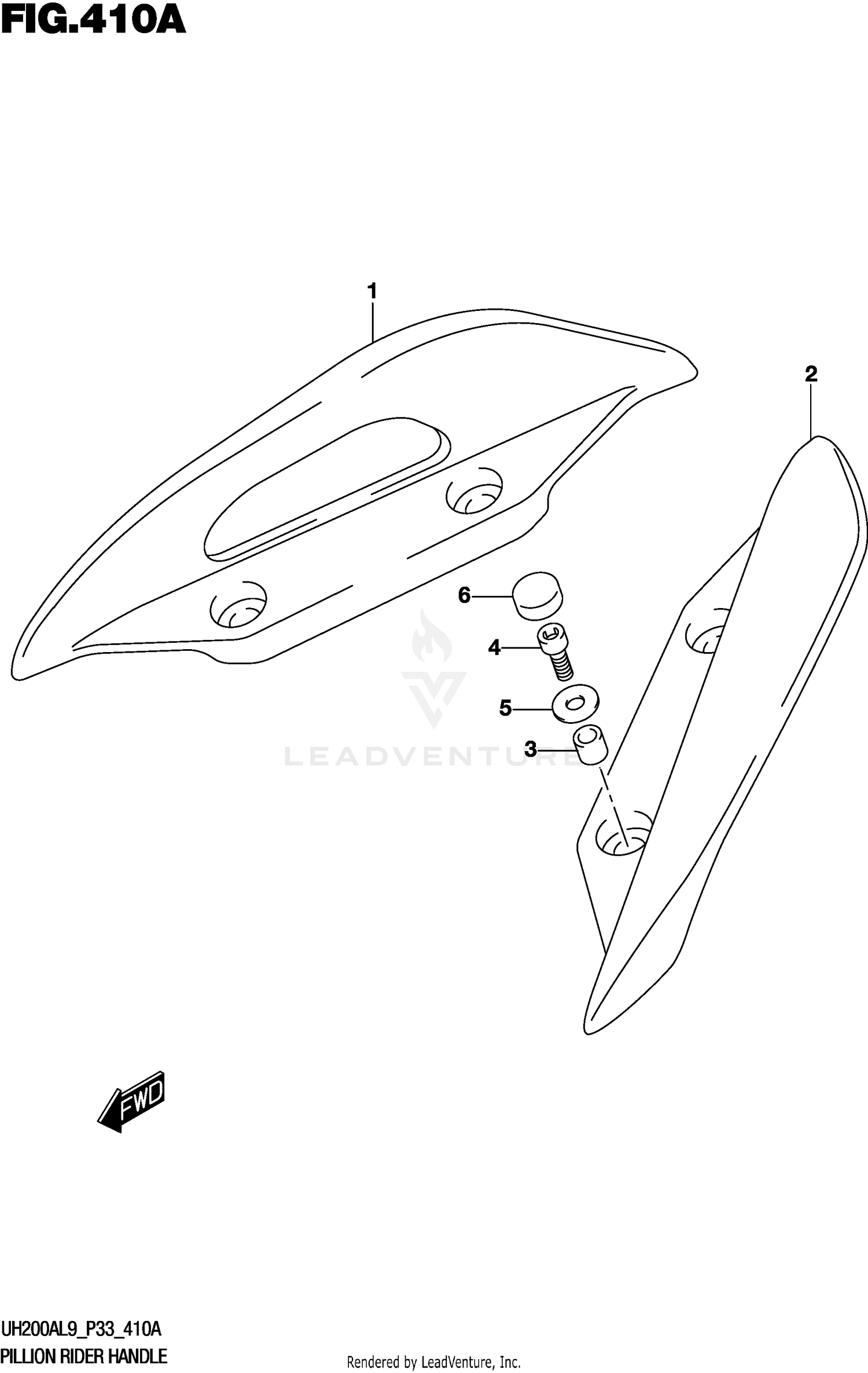 PILLION RIDER HANDLE