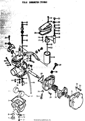 Carburetor (ts185a) Schematic