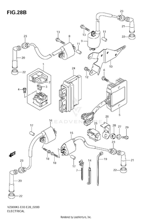 Electrical (model K9 E33) Schematic