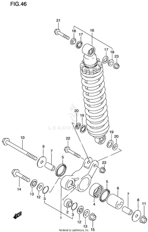 Rear Cushion Lever Schematic