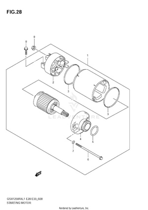 Starting Motor Schematic
